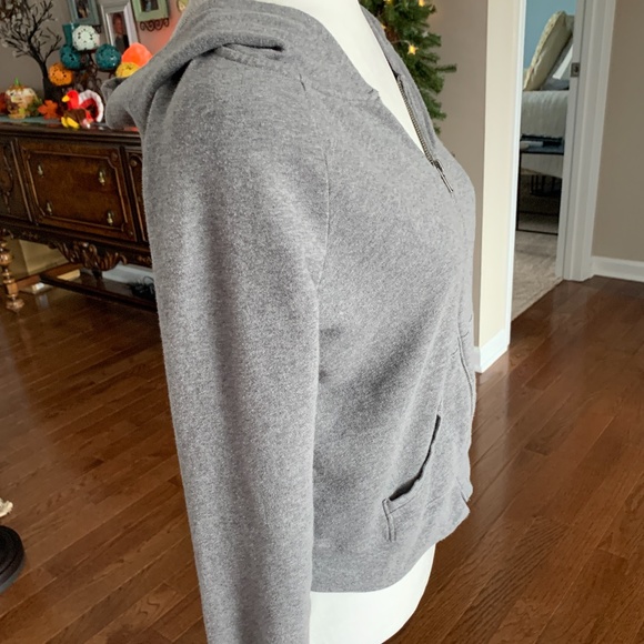NWOT Gray Sweat Jacket - Picture 1 of 6